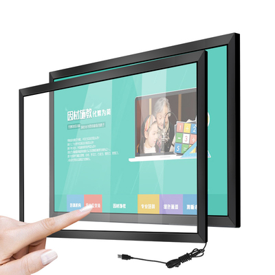 20 points de YCLTOUCH 65 de pouce IR de taille adaptée aux besoins du client par cadre multi de contact